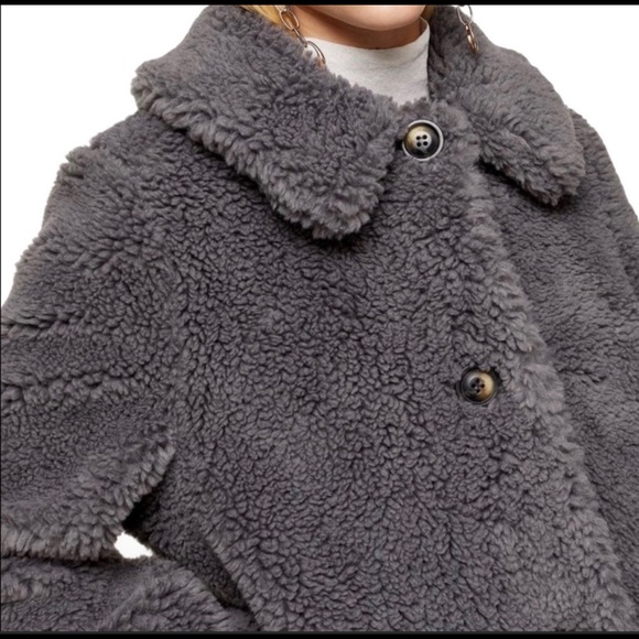 Topshop Grey Textured Jacket Last One! - Picture 6 of 9